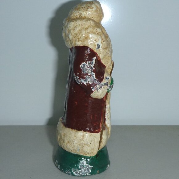 Vintage Cast Iron Christmas Santa Claus Figurine - Picture 4 of 5